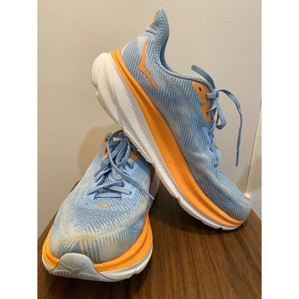 Hoka Clifton 9 Running Shoes Airy Blue Ice Water 1127896-ABIW Womens Size 10 B